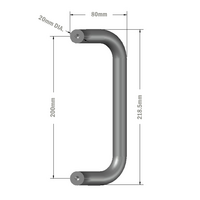 50-230-0 MODULAR SOLUTIONS HANDLE<br>ALUMINM HANDLE 200